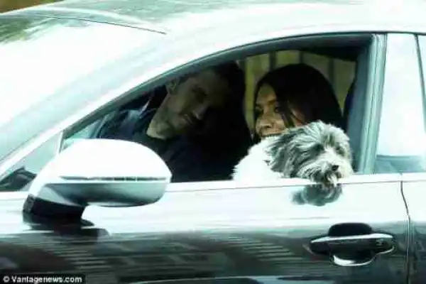 Football Star, Frank Lampard Kisses His Wife As He Drops Her Off At The Airport (Photos)
